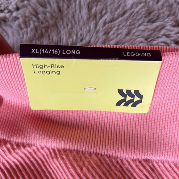 Girls NWT Adidas light weight black hoodie & NWT All in Motion coral leggings XL - Picture 13 of 14